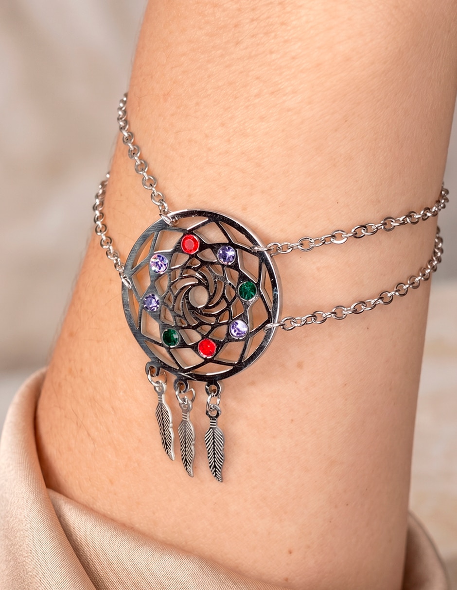 Ame jewelry de acero inoxidable glam pop fantasy con acabado
