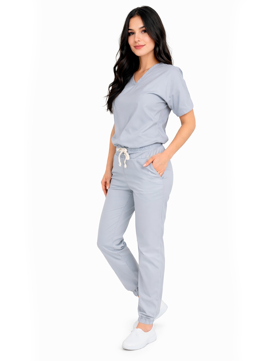 Pijama quirúrgica estilo relajado para mujer