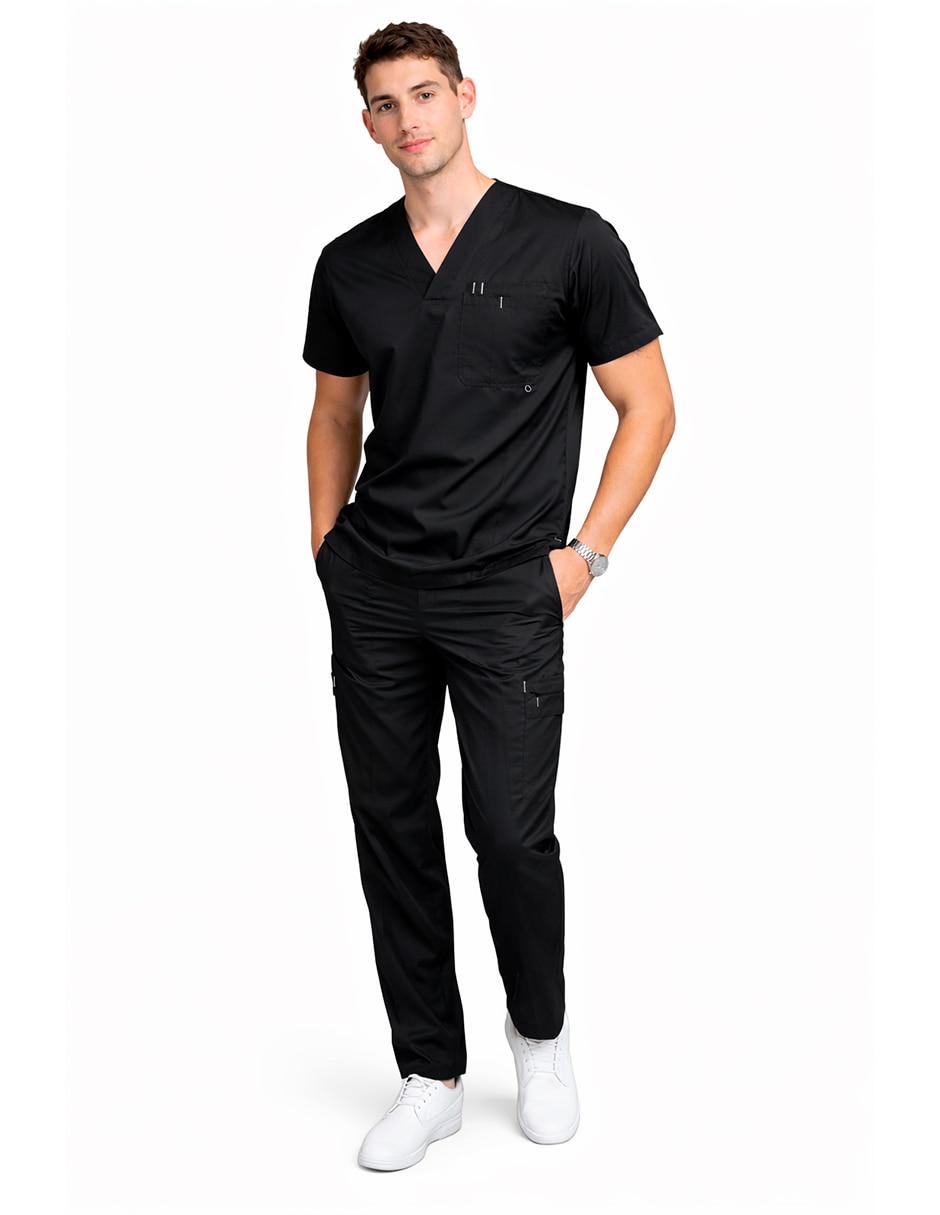 Set filipina-pantalón estilo relajado para hombre 1