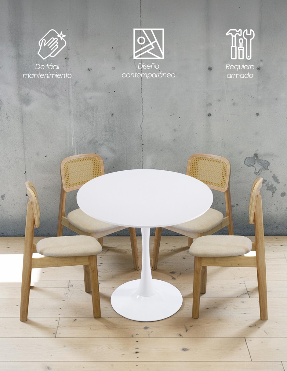 Comedor vela ilios innova para 4 personas de mdf