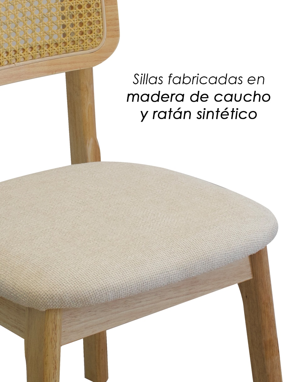 Comedor vela ilios innova para 4 personas de mdf