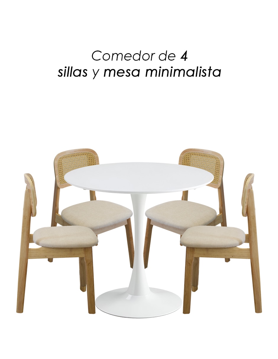 Comedor vela ilios innova para 4 personas de mdf