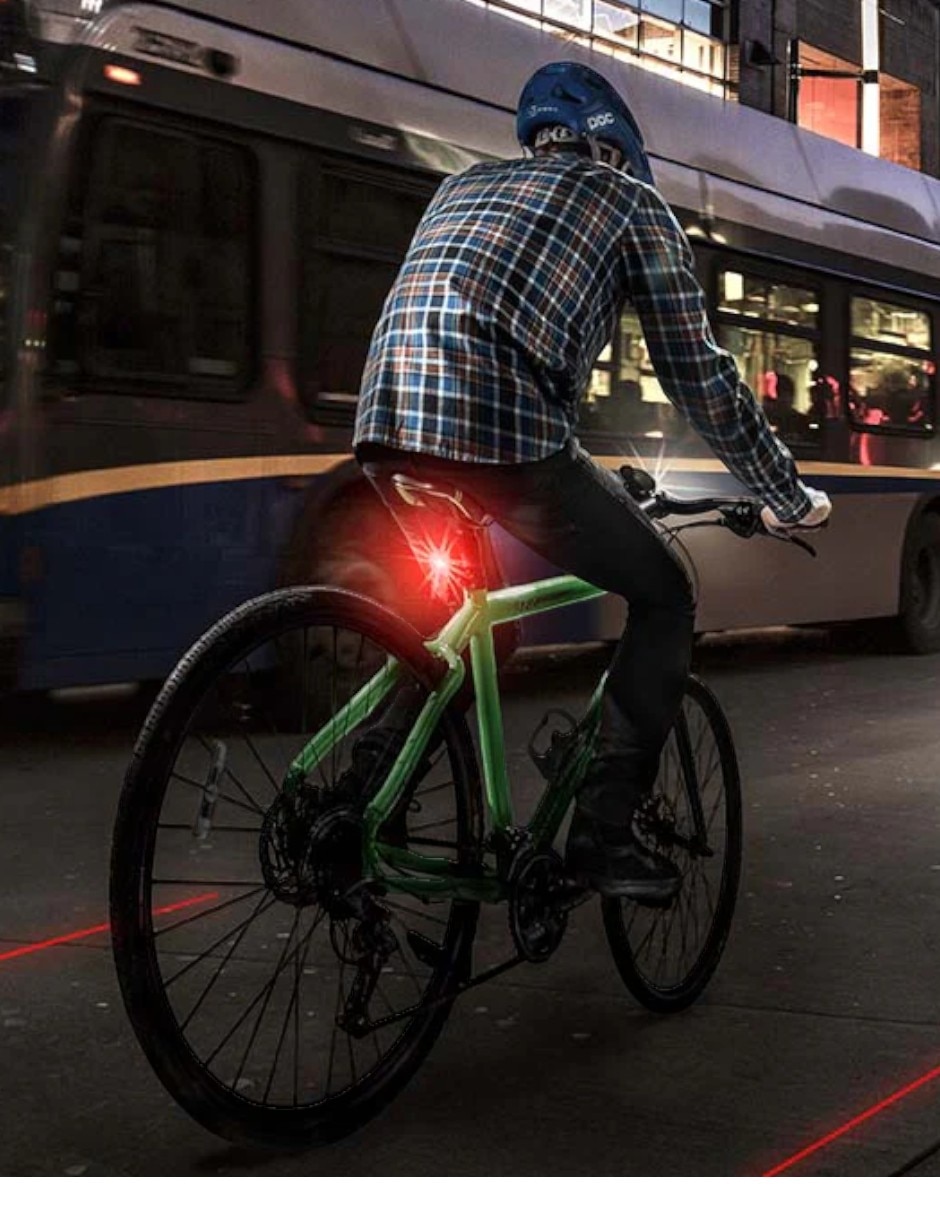 Lámpara trasera para bicicleta nite rider