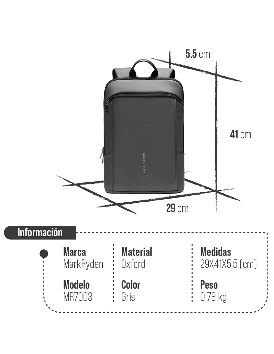 Mochila casual mark ryden mochila unisex