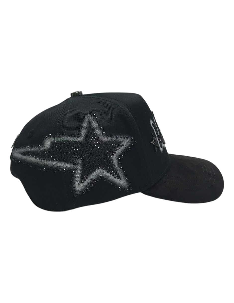 Gorra visera curva snapback casual Rico Lalala black para hombre