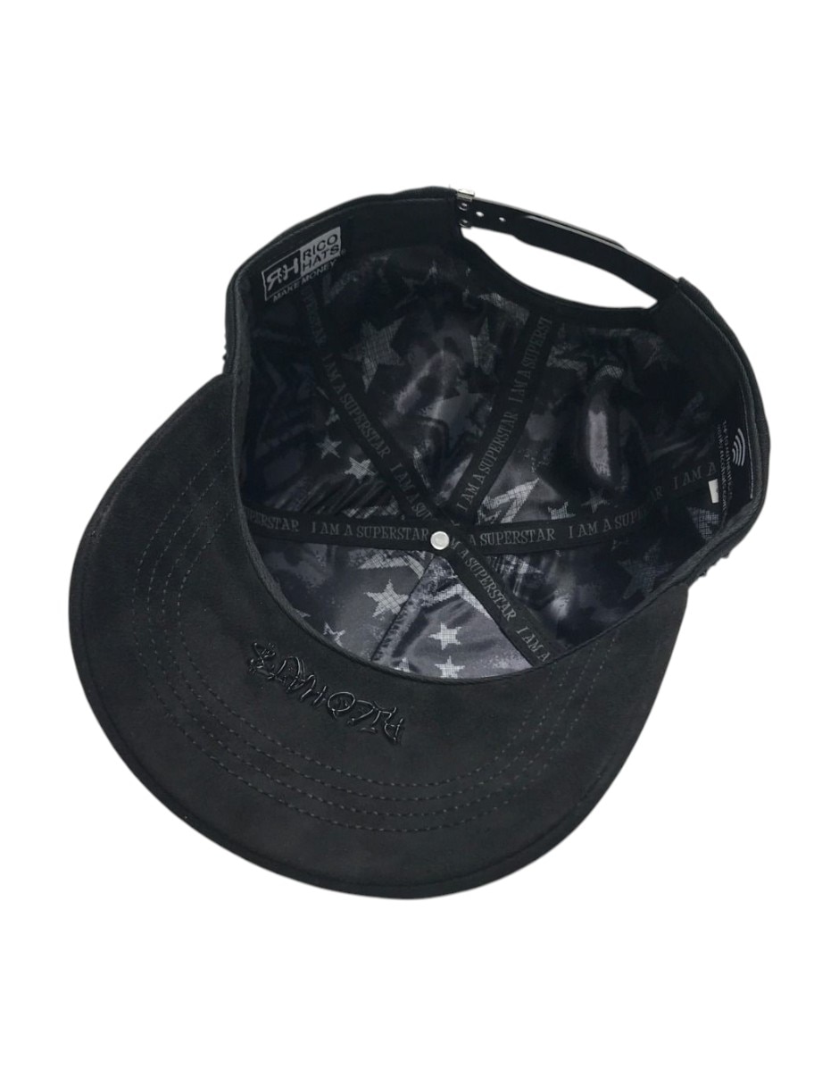Gorra visera curva snapback casual Rico Lalala black para hombre