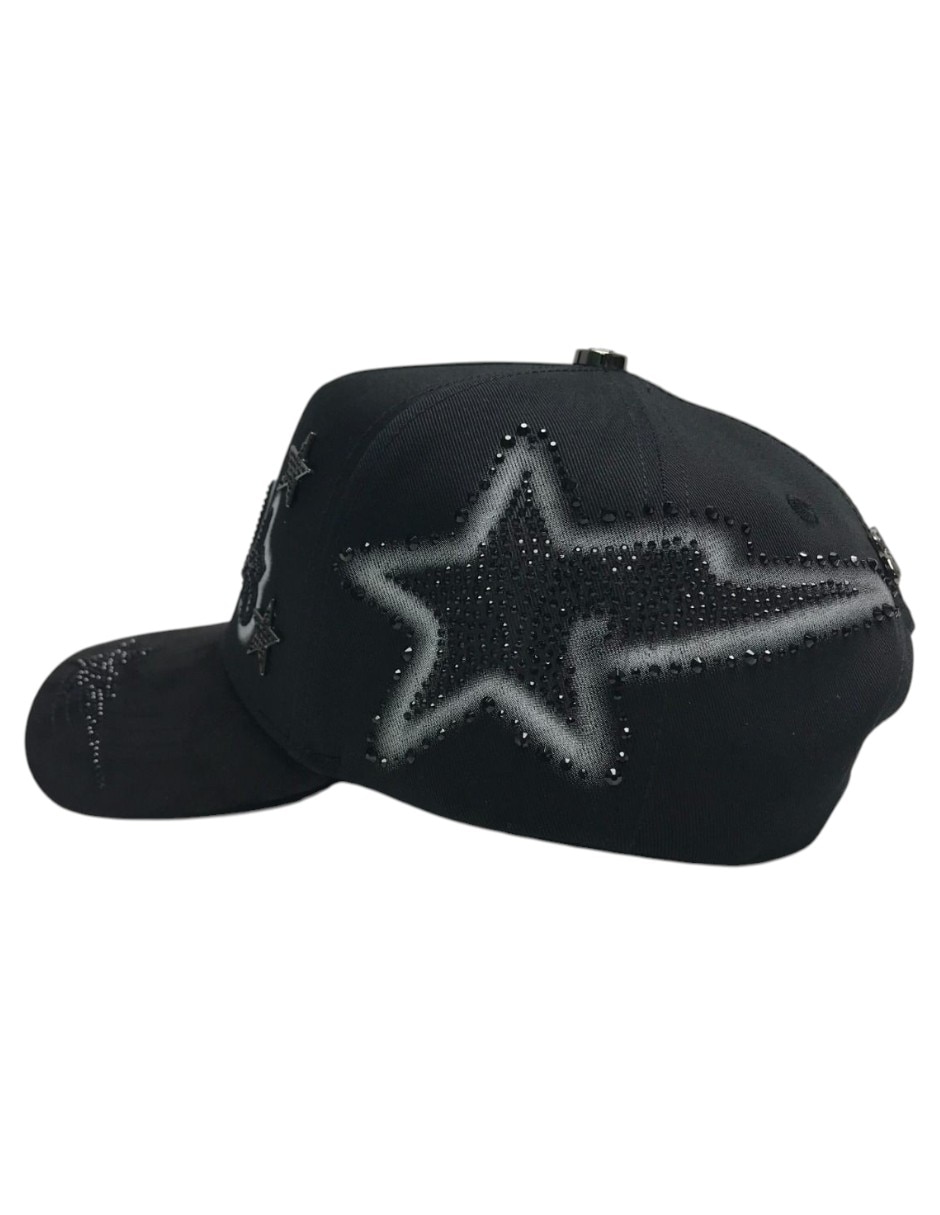 Gorra visera curva snapback casual Rico Lalala black para hombre