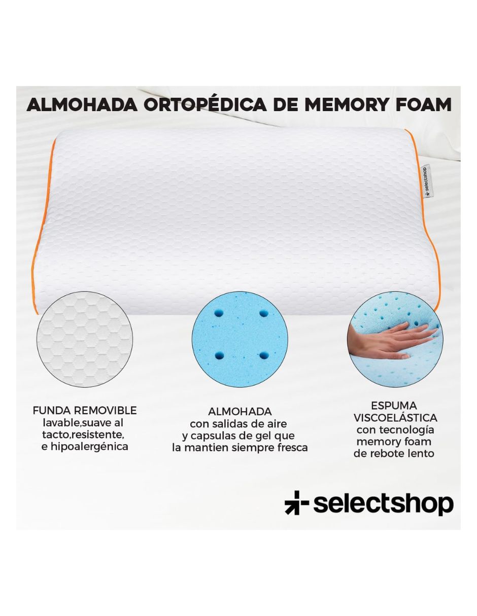 almohada ortopédica firmeza media 5