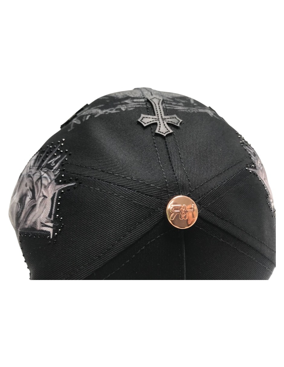 Gorra visera curva snapback casual Rico La Crystals para hombre
