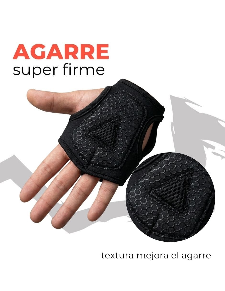 Guantes para fisicoculturismo halterofilia ecomlab unisex