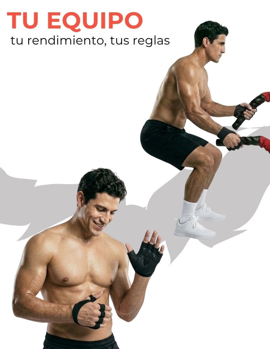 Guantes para fisicoculturismo halterofilia ecomlab unisex