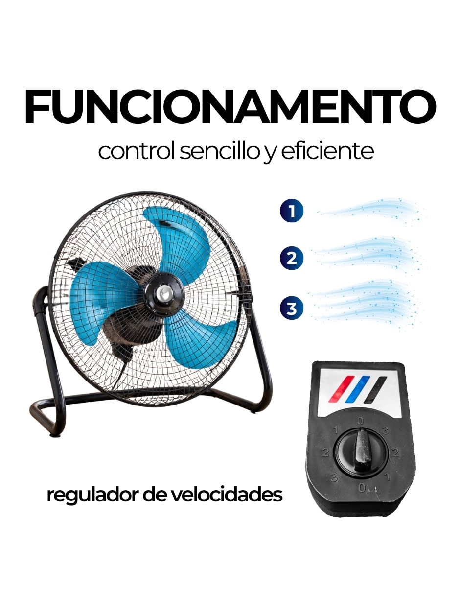 Ventilador 3 en 1 ecomlab3 velocidades