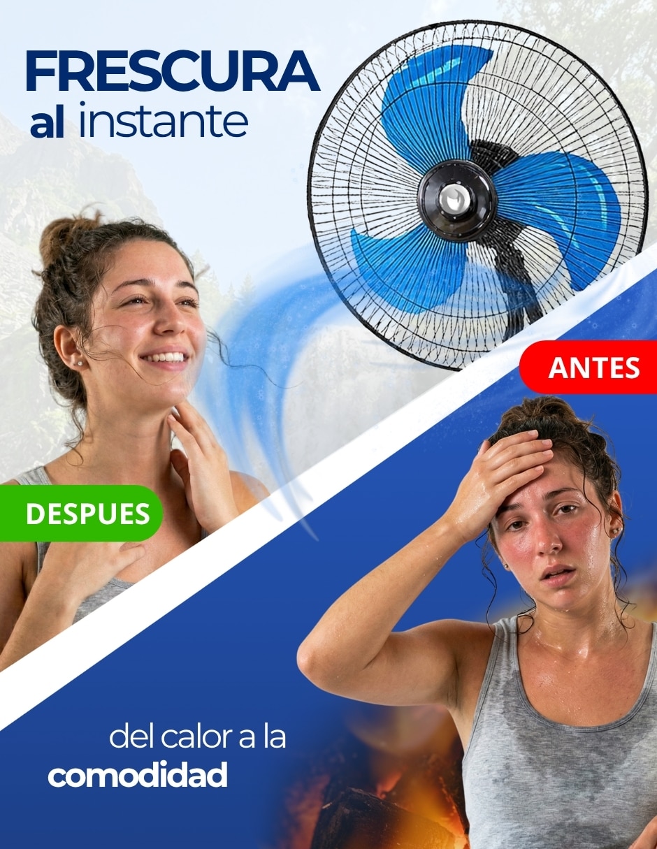 Ventilador 3 en 1 ecomlab3 velocidades