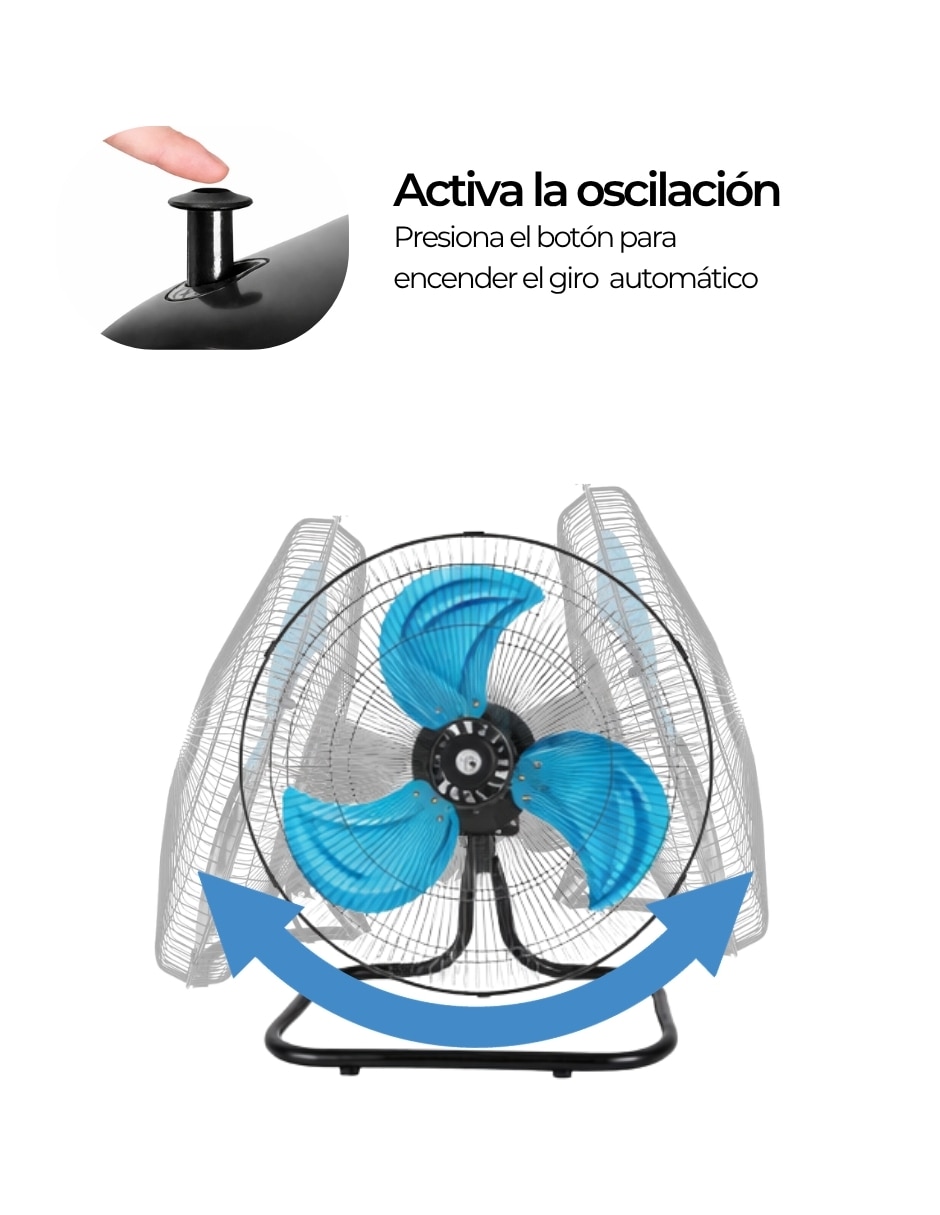Ventilador 3 en 1 ecomlab3 velocidades
