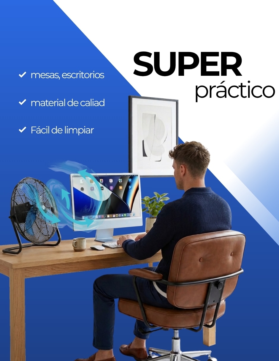 Ventilador 3 en 1 ecomlab3 velocidades