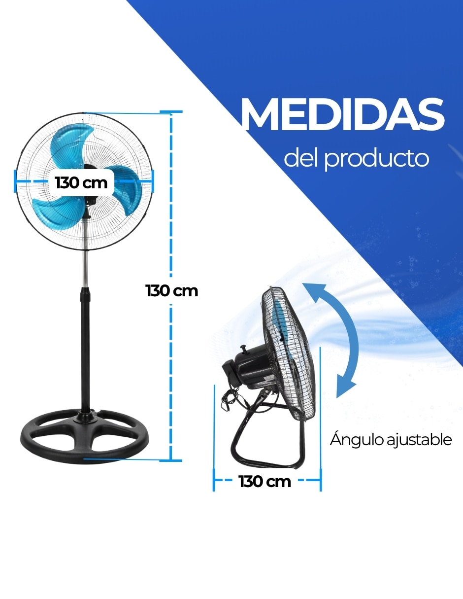 Ventilador 3 en 1 ecomlab3 velocidades