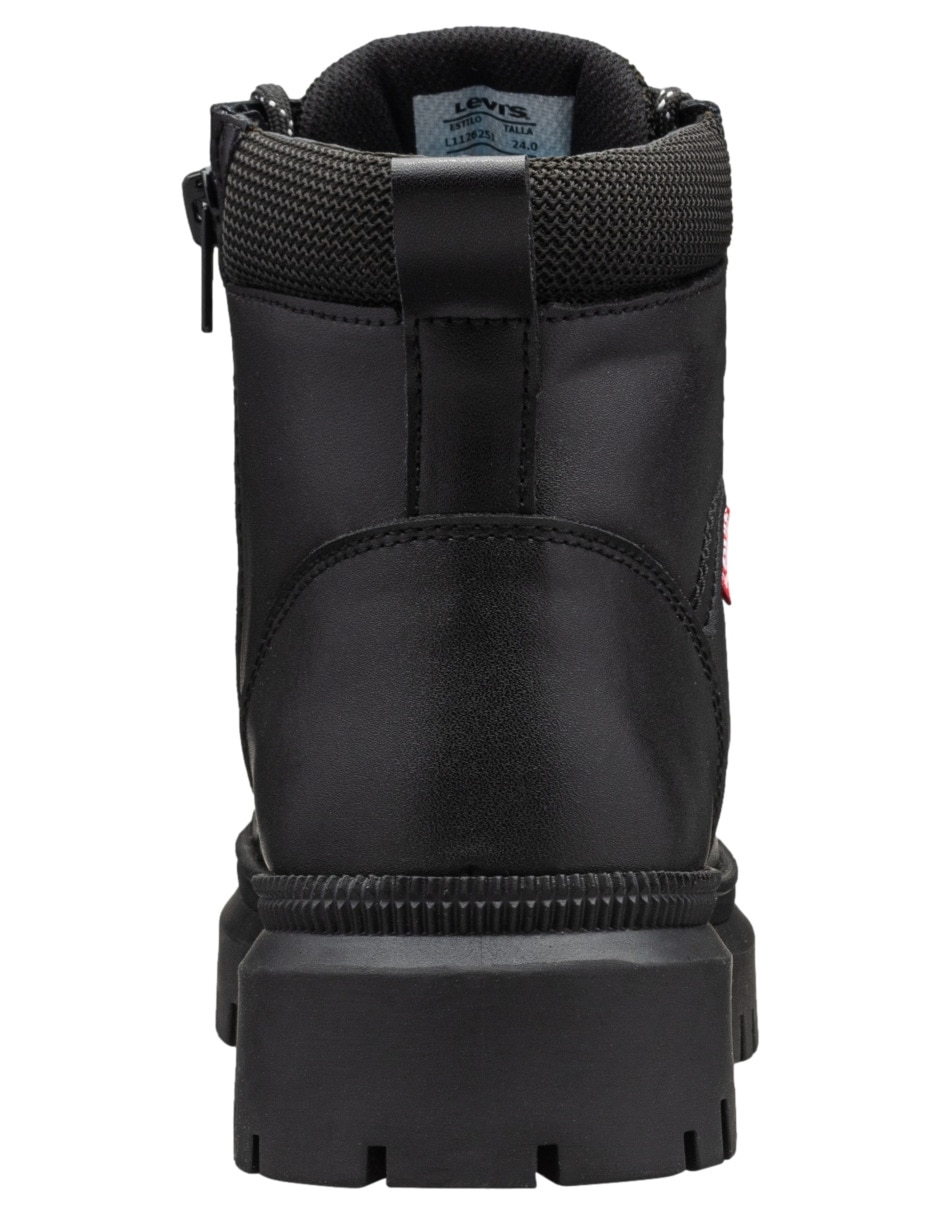 Bota arriba del tobillo levi's lennox de piel para mujer