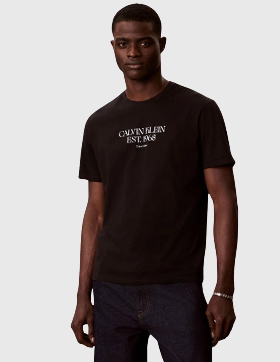 Playera cuello redondo para hombre