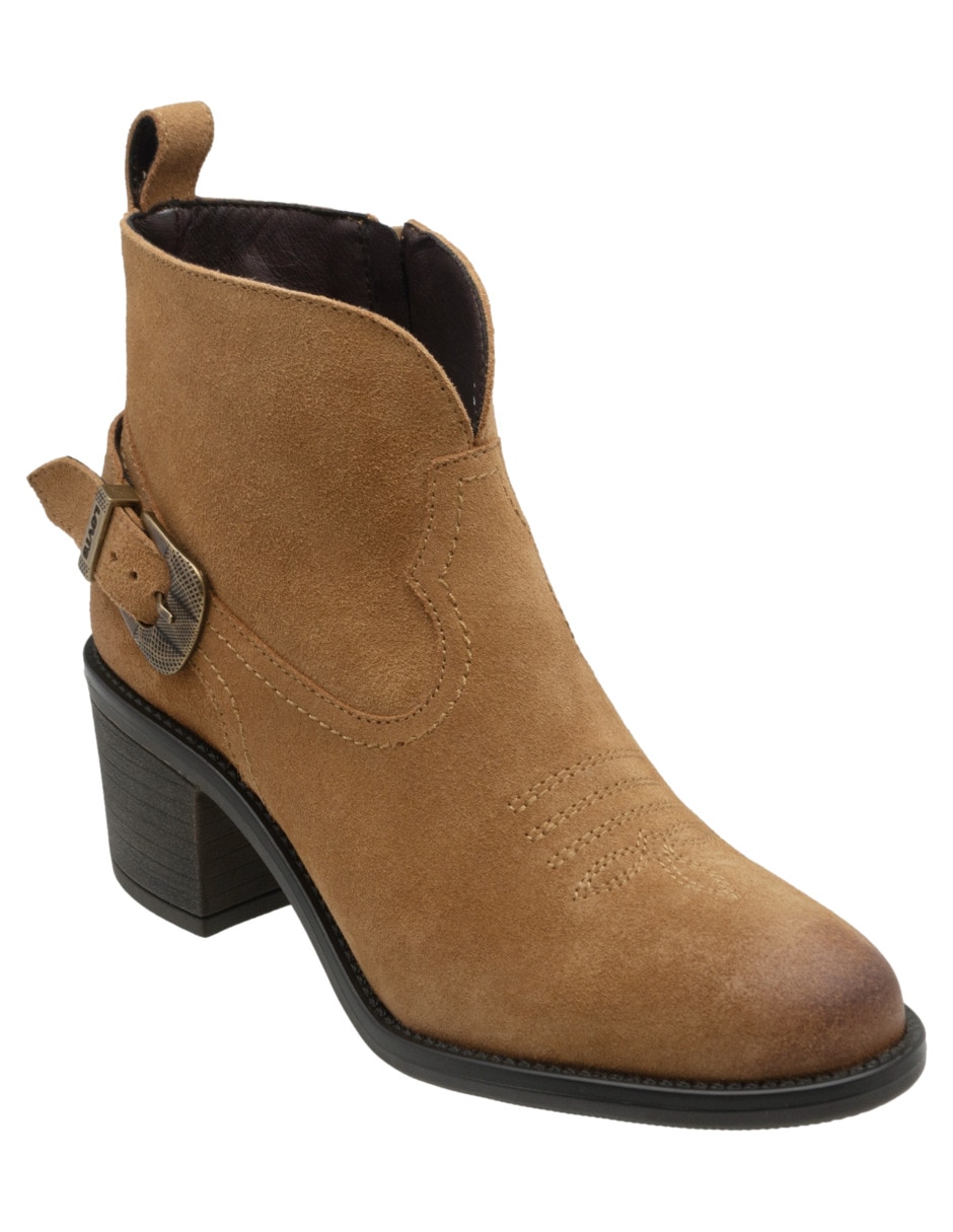 Bota al tobillo lyssa de piel para mujer Bota al tobillo lyssa de piel para mujer