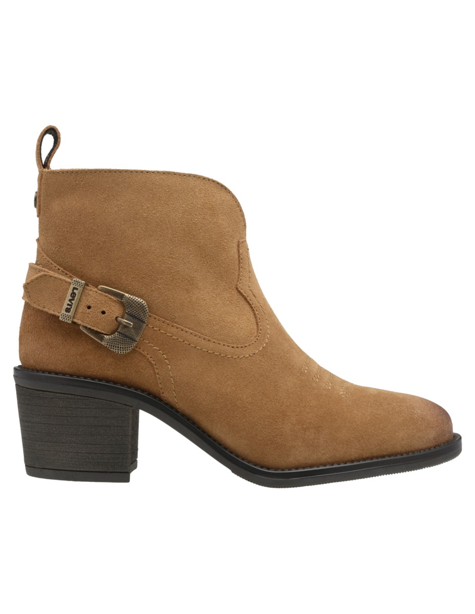 Bota al tobillo de piel para mujer 5