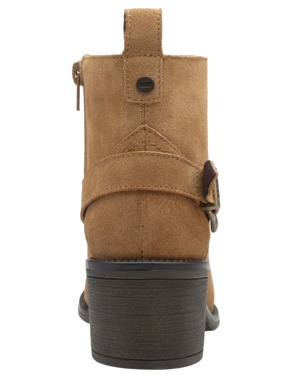 Bota al tobillo de piel para mujer 4