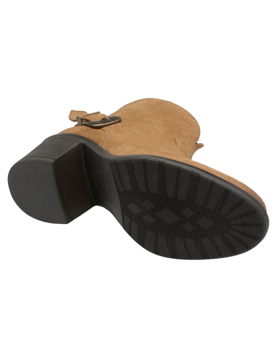 Bota al tobillo de piel para mujer 3