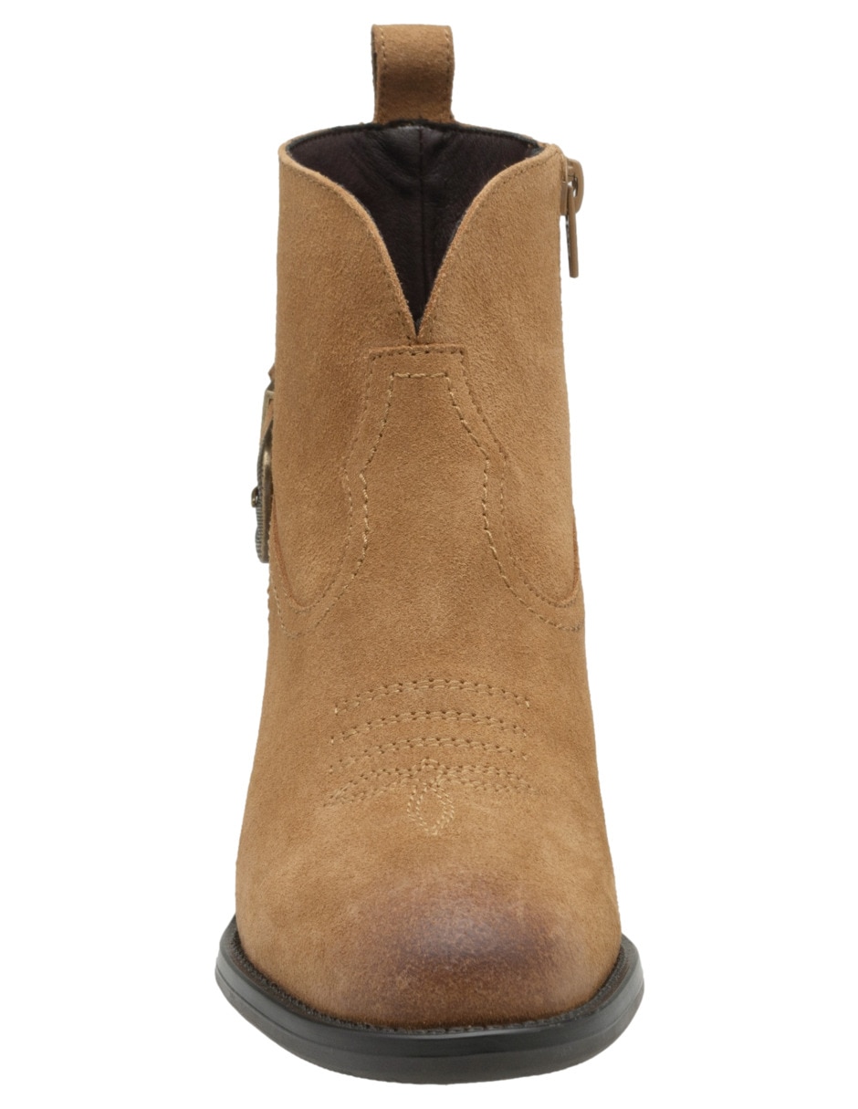 Bota al tobillo de piel para mujer 2