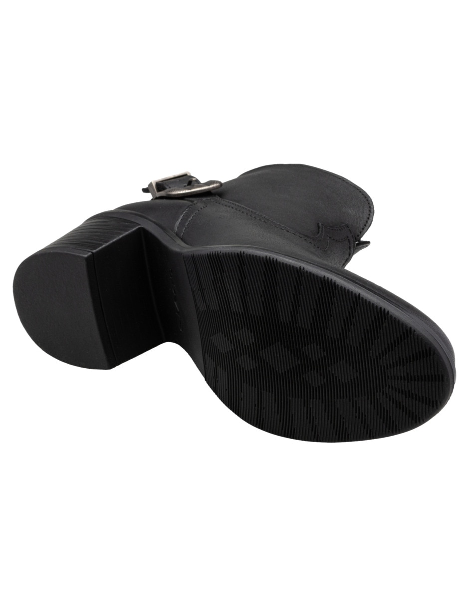 Bota al tobillo lyssa de piel para mujer