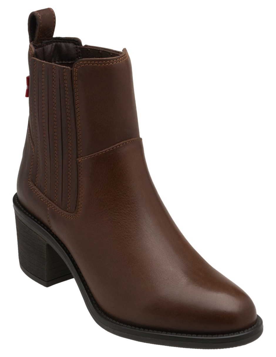 Bota al tobillo lyssa de piel para mujer