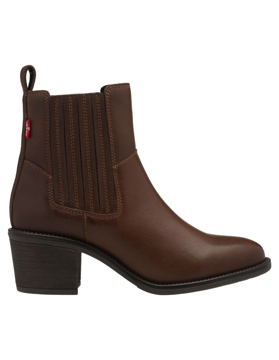 Bota al tobillo de piel para mujer 5