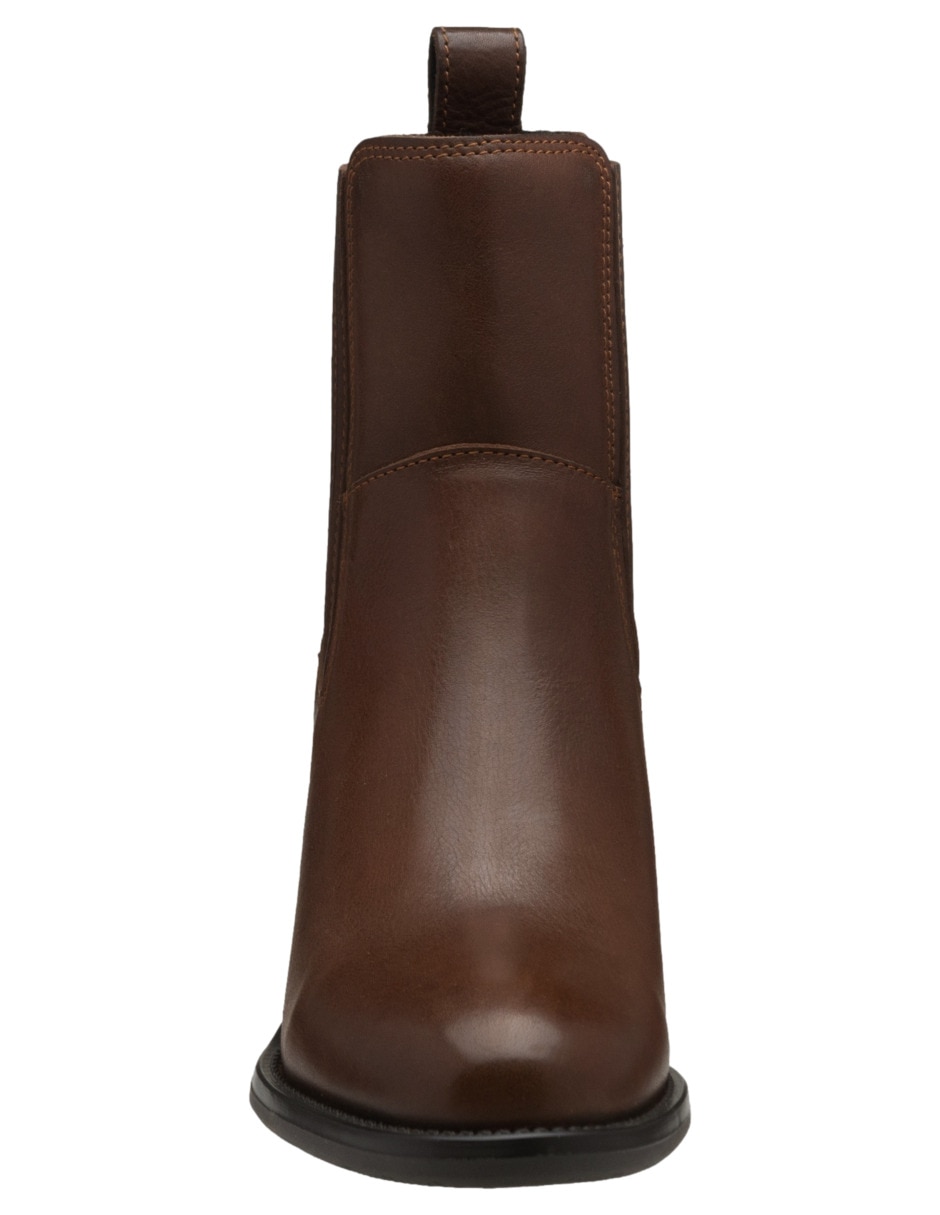 Bota al tobillo de piel para mujer