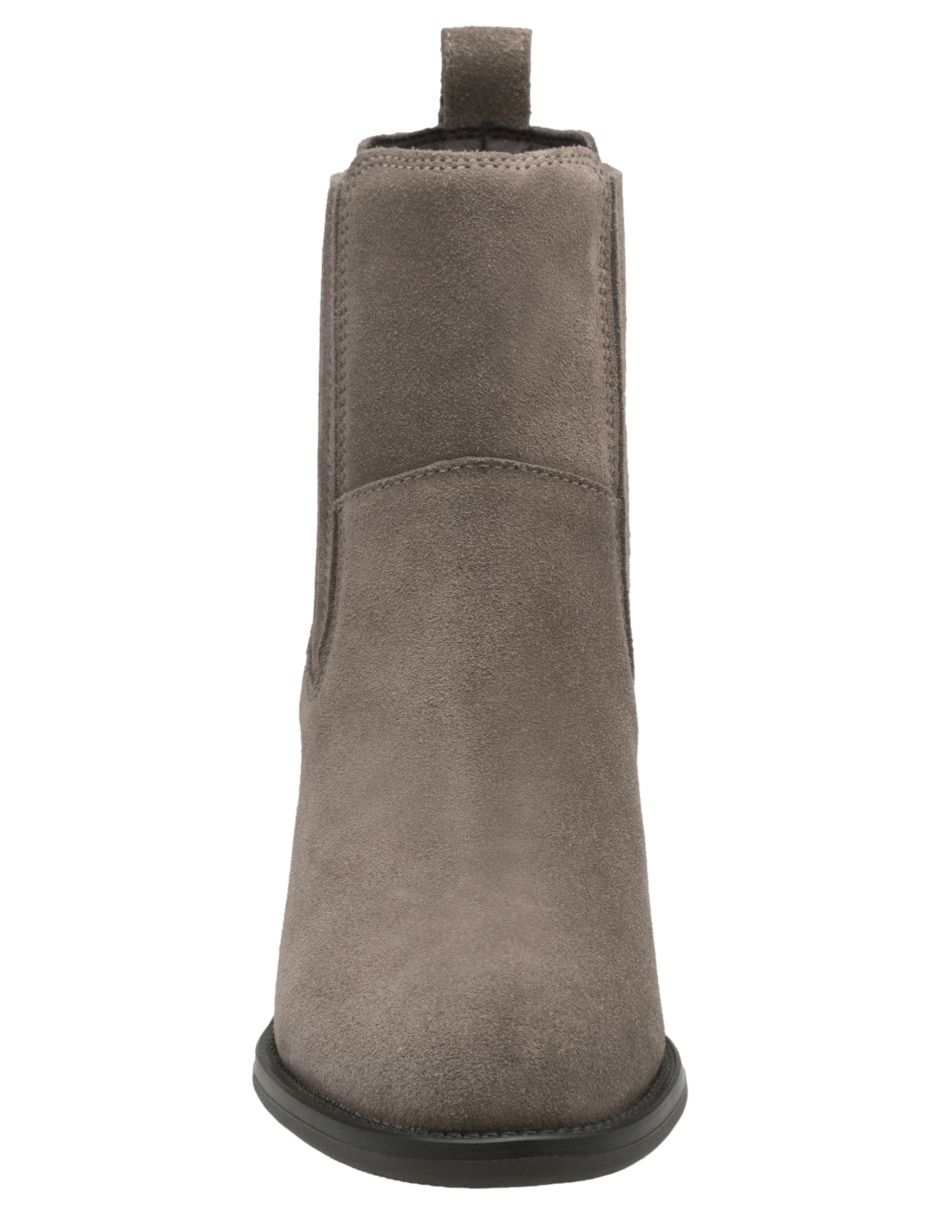Bota al tobillo de piel para mujer