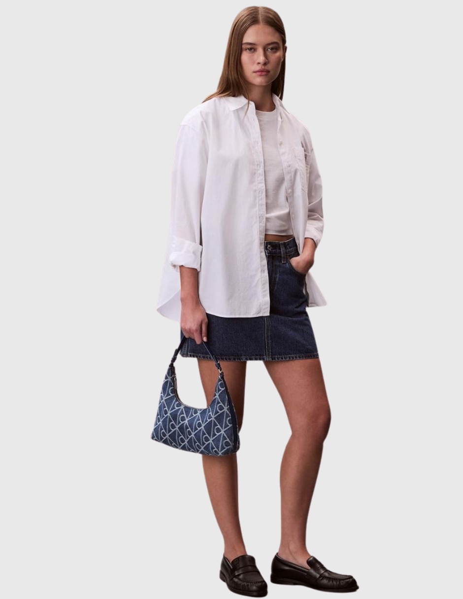 Bolsa shoulder taza de algodón mujer 2