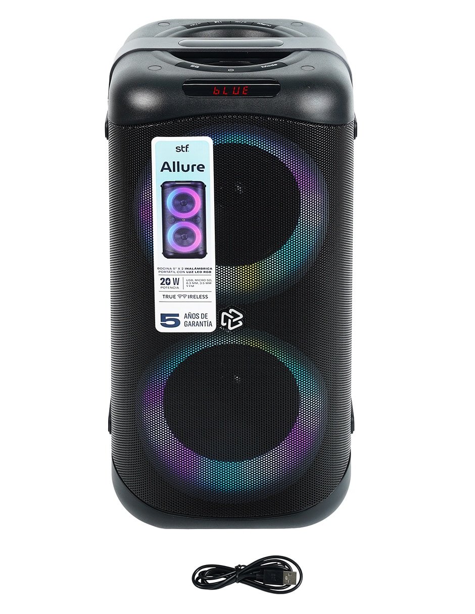 Bocina portátil allure 5x2 4