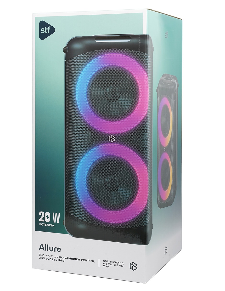 Bocina portátil allure 5x2 11