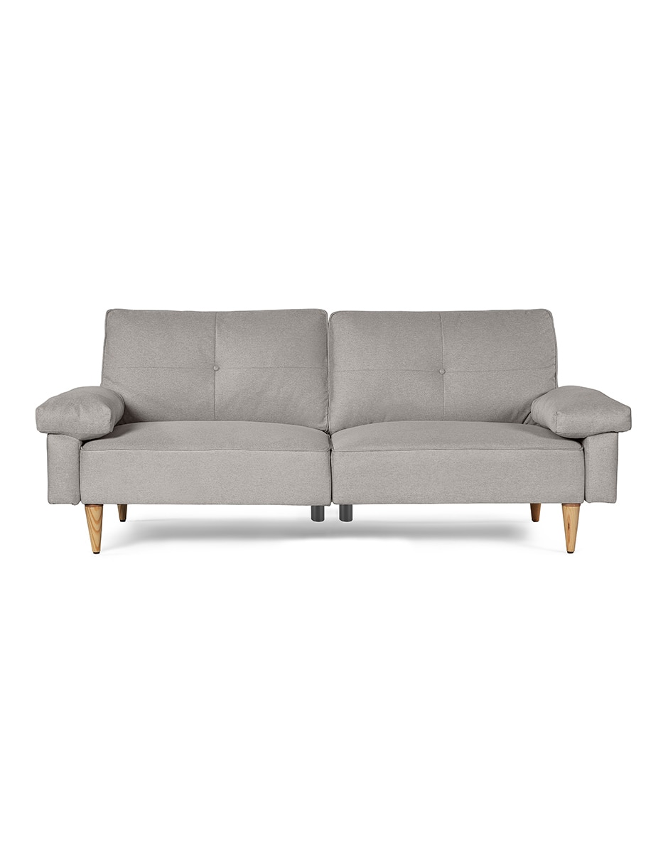 Sofa cama armable Yarvis con soft foam Makora de lino