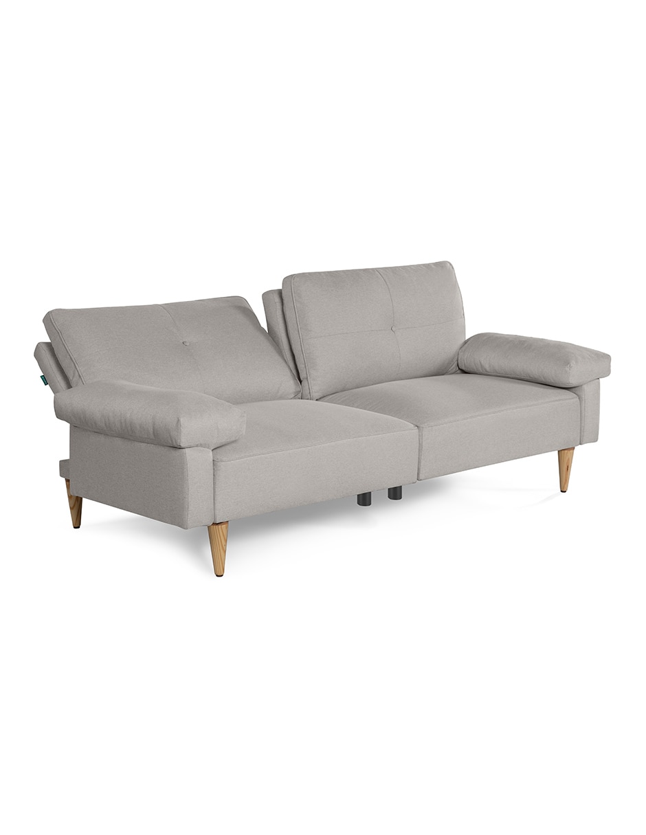 Sofa cama armable Yarvis con soft foam Makora de lino