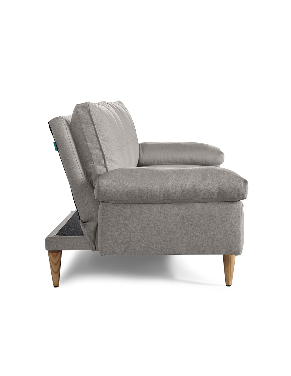 Sofa cama armable Yarvis con soft foam Makora de lino