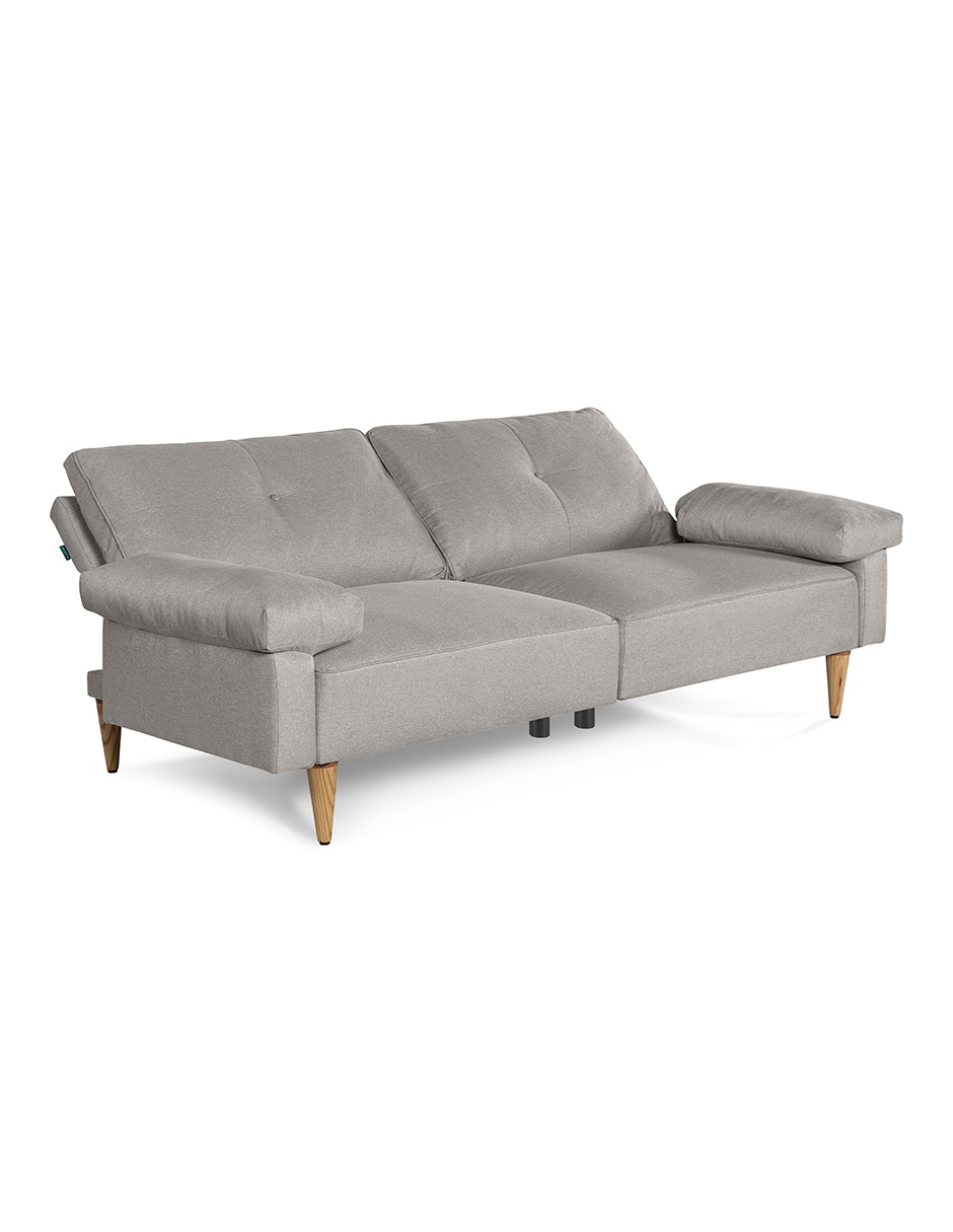 Sofa cama armable Yarvis con soft foam Makora de lino