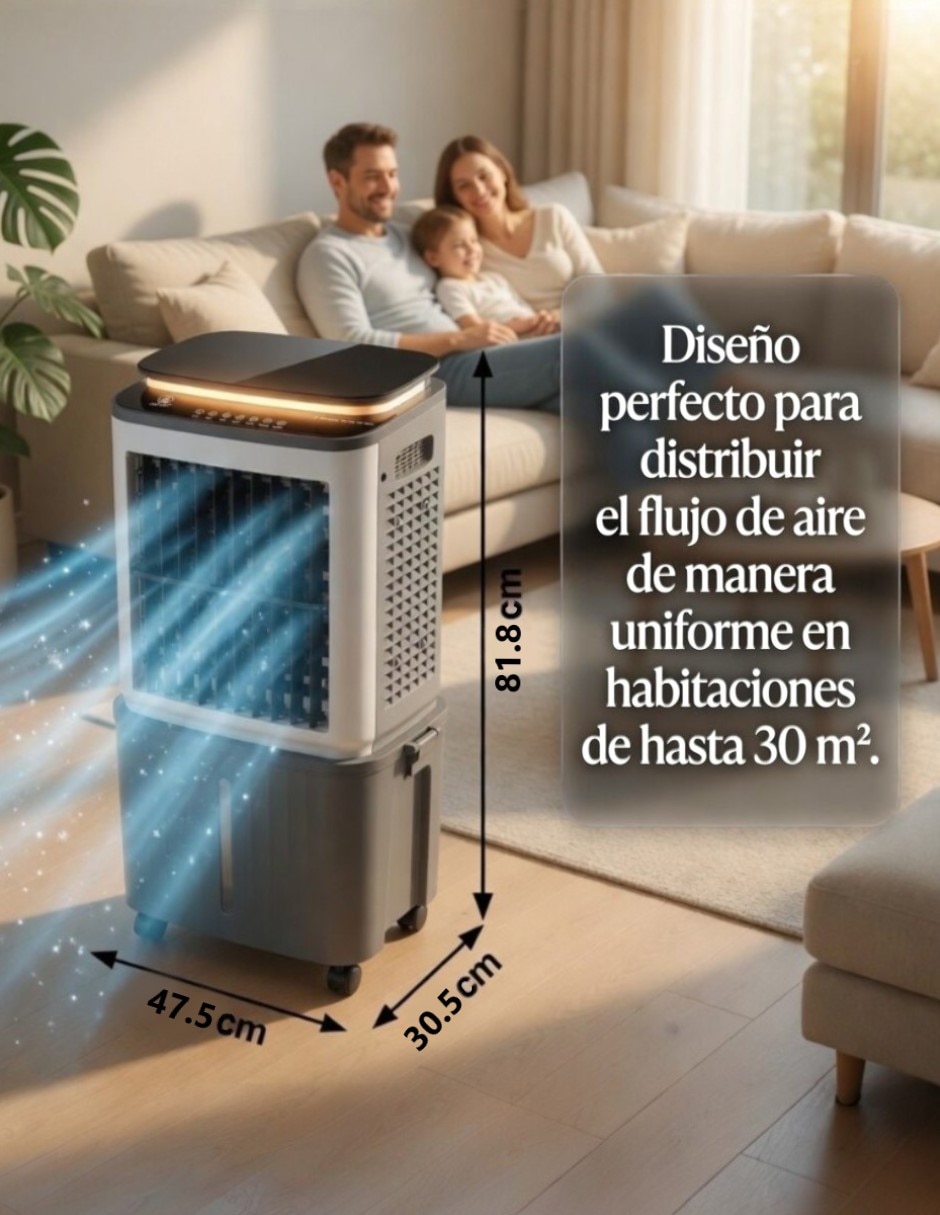 Ventilador 3 en 1 CM-TOP con control remoto 3 velocidades