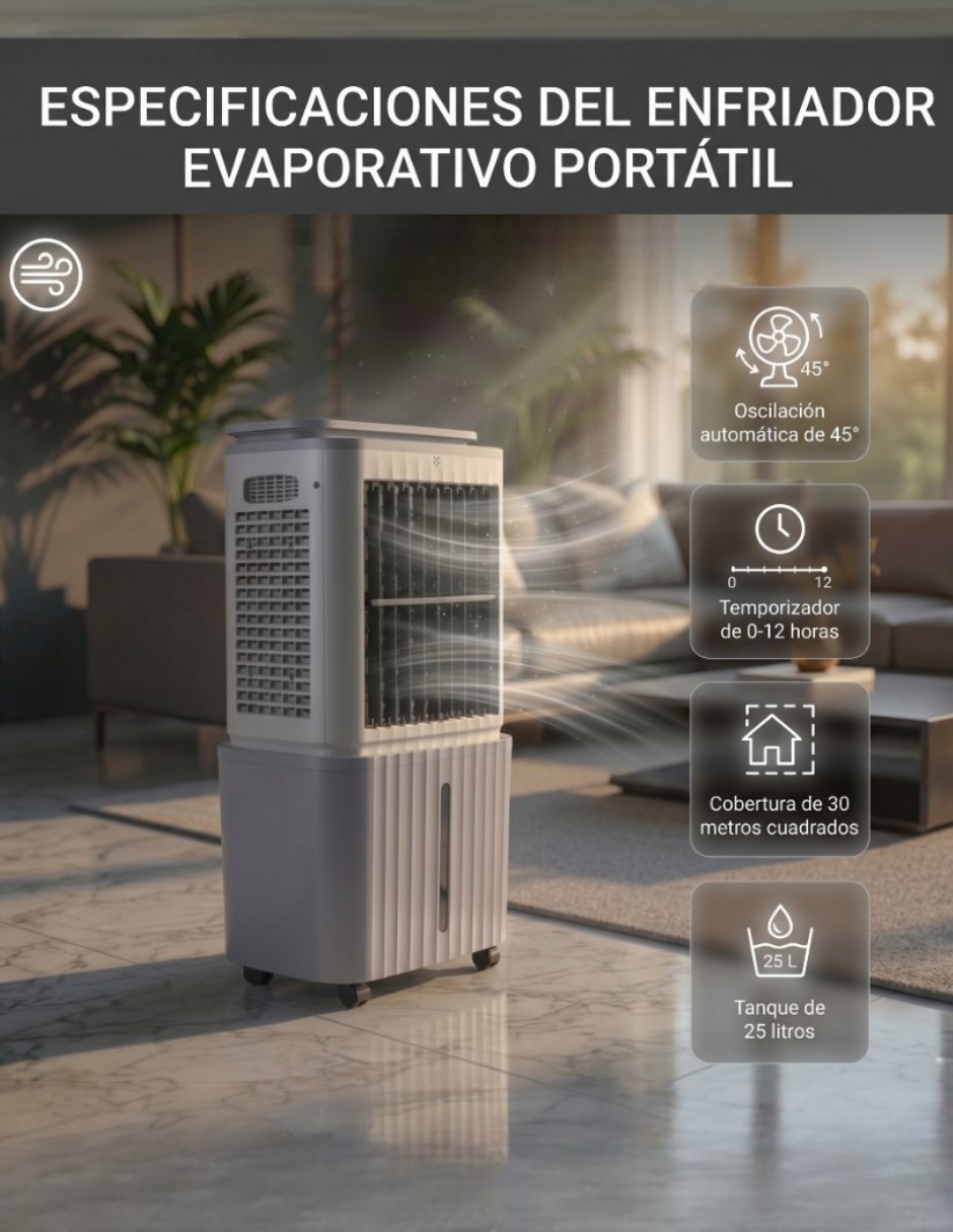 Ventilador 3 en 1 CM-TOP con control remoto 3 velocidades