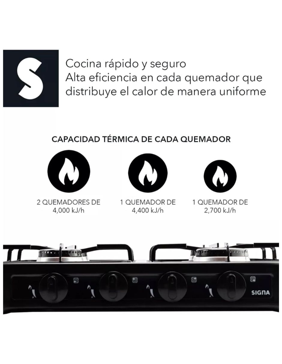 Parrilla a empotrable signa
