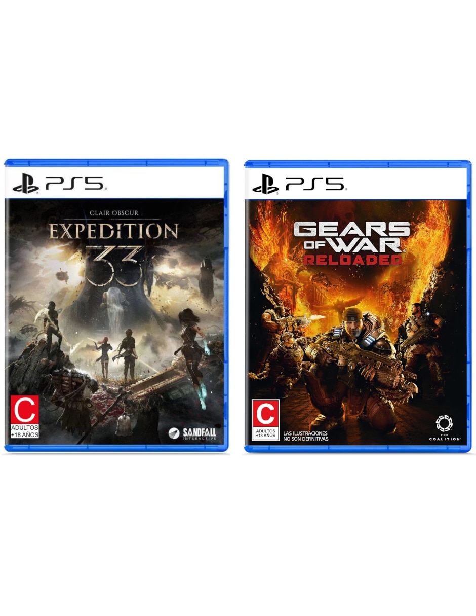 PLAYSTATION Clair obscur: expedition 33 + gears of war: reloaded bundle para ps5