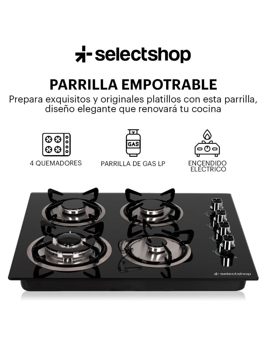 Parrilla electrica empotrable 2