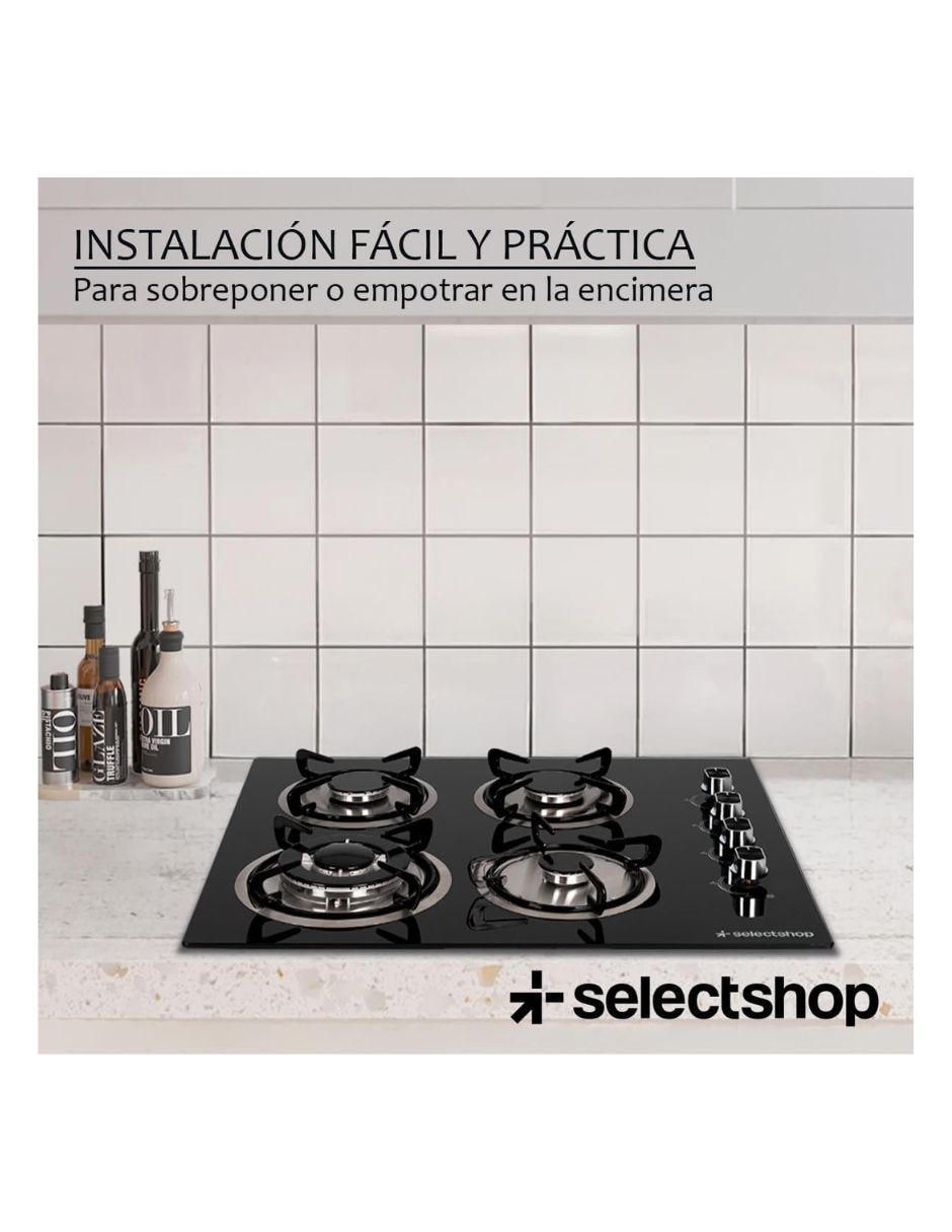 Parrilla electrica empotrable 3