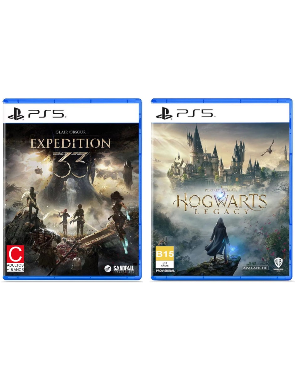 Clair obscur: expedition 33 + hogwarts legacy bundle para ps5
