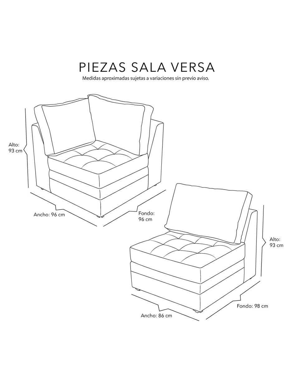 Sala modular Versa 5