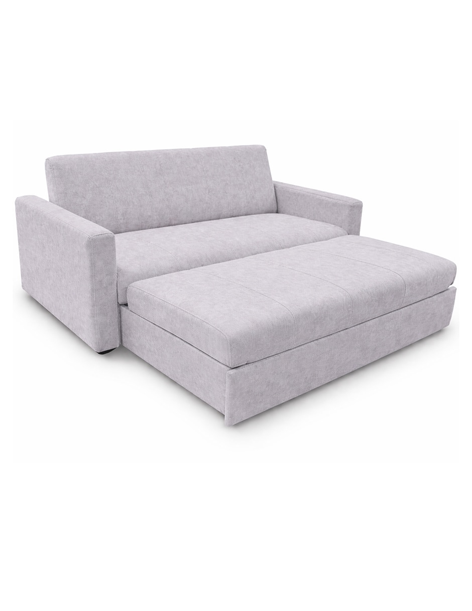 sofa cama de madera y tela 4