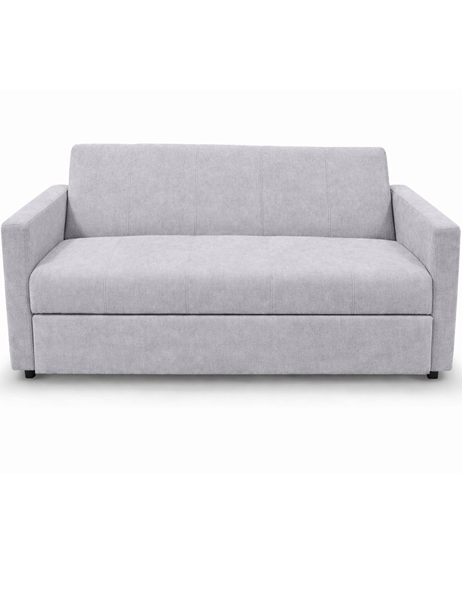 sofa cama de madera y tela 6