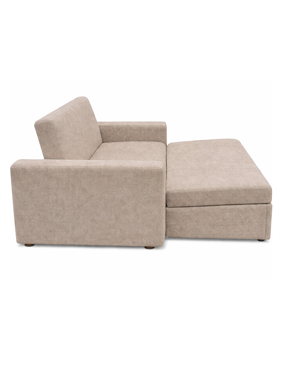 Sofá cama Ikasa Muebles de madera y tela